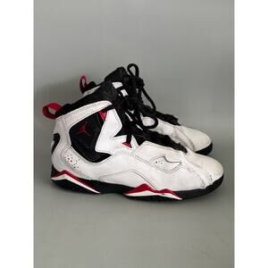 Nike Air Jordan True Flight White Black Varsity Red Size 1.5 See Photos